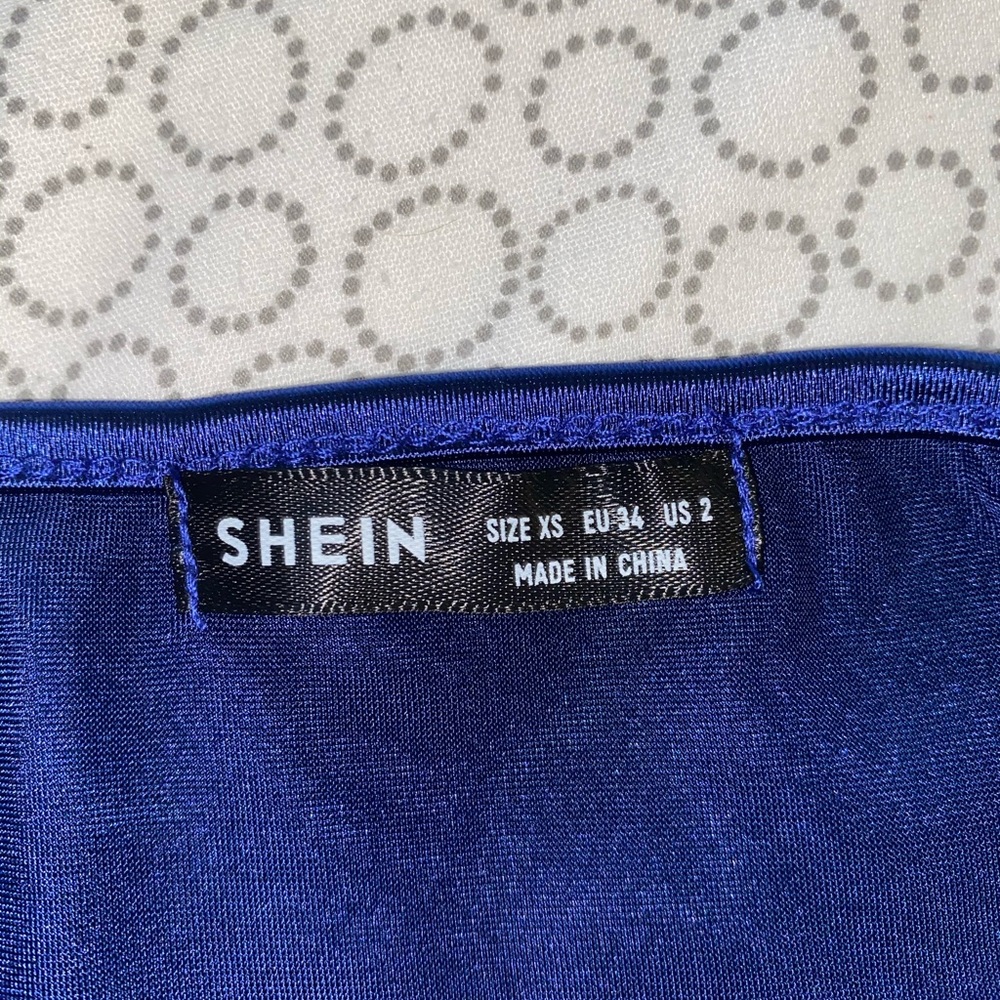 Royal Blue Lace Trim Cami - Picture 6 of 6